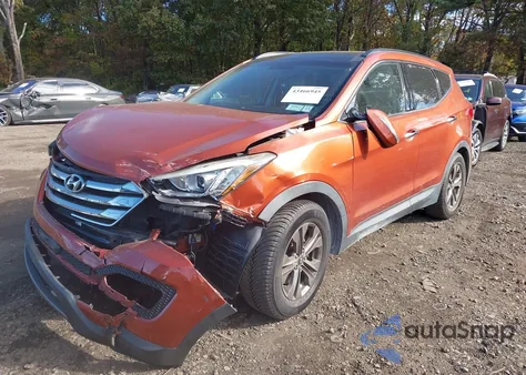 2015 Hyundai Santa Fe Sport 2.4L z USA, uszkodzony, nr VIN 5XYZU3LB8FG238434